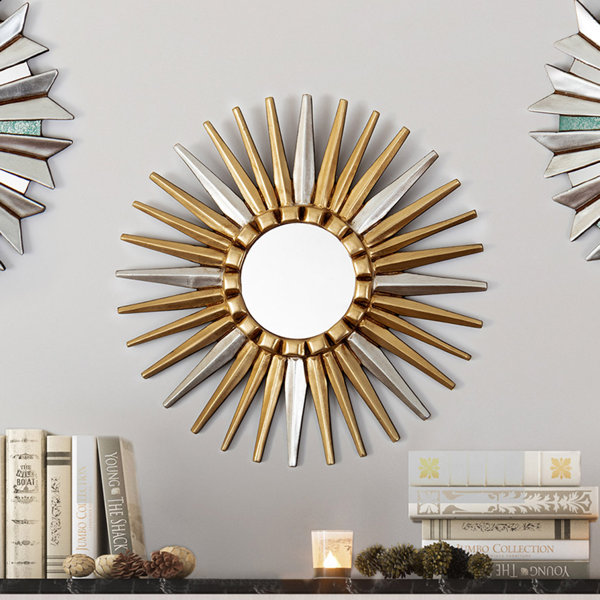 Mercer41 Altino Sunburst Wood Wall Mirror Wayfair Canada